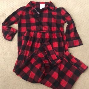 Kids button up pajamas